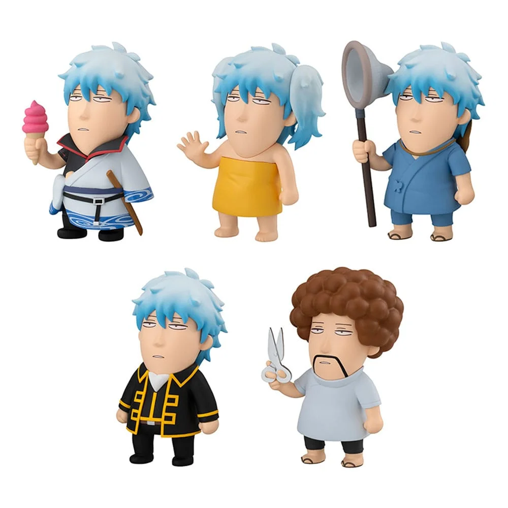 Gintama x Okawabukubu Trading Figure We love Ginsan 10 cm Blind Box - 1 Unidade